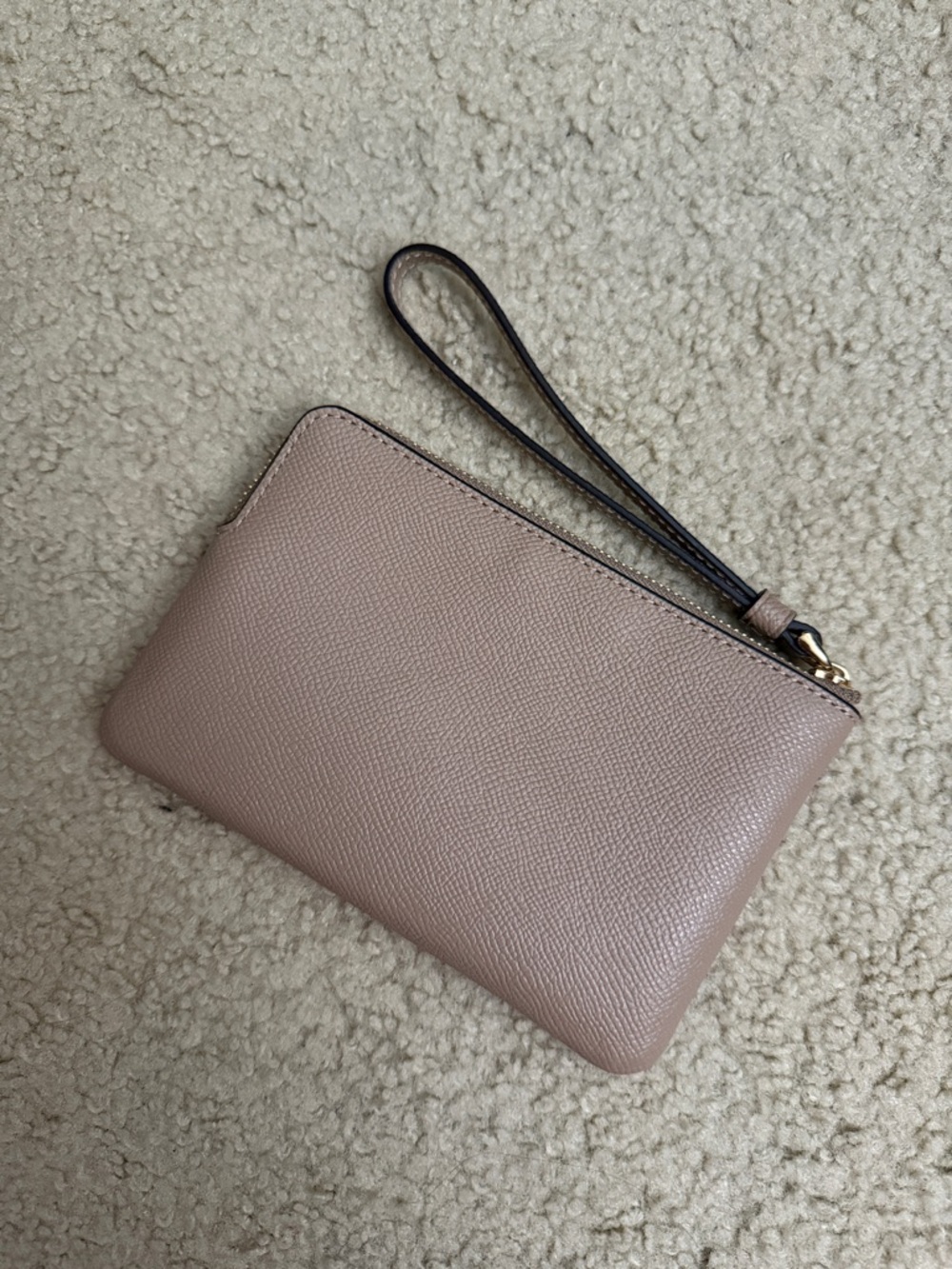 Coach Corner Zip Wristlet Wallet Gold / Taupe 50832 - NWT + Box - Picture 6 of 6